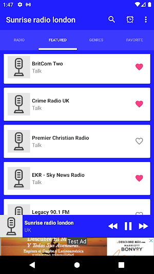 Sunrise radio london UK Screenshot 2