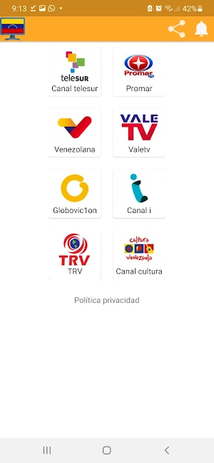 TV VENEZUELA EN VIVO Screenshot 1