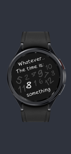 The Whatever - Watch Face Screenshot 1