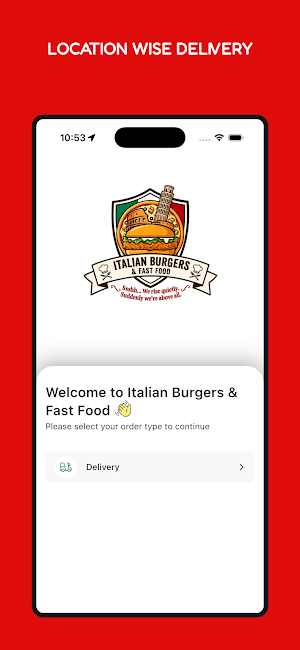 Italian Burgers & Fast Food Screenshot 0
