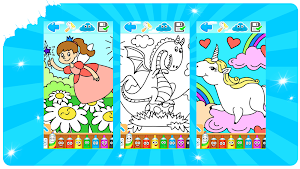 Princess coloring. Screenshot 1