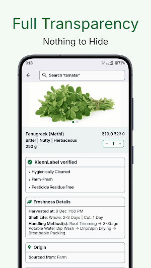 Kleenbyte: Fruits & Veggies Screenshot 1