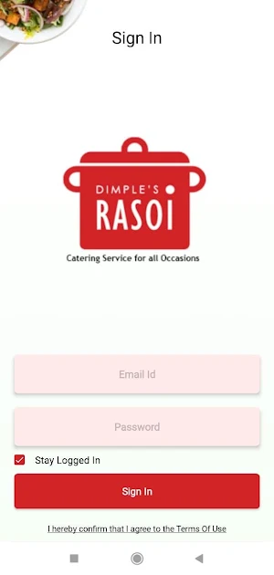 Dimples Rasoi VENDOR Screenshot 1