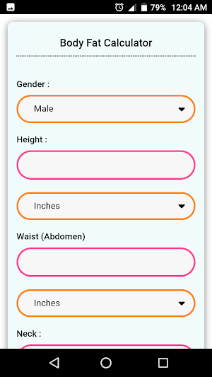 Health Calculator Screenshot 3