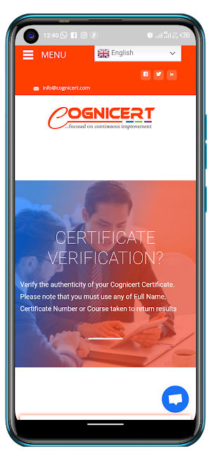Cognicert Screenshot 3