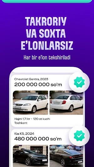 Uzum Avto: avtomobil bozori Screenshot 3