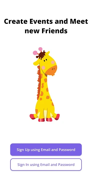 Create Events Meet new Friends Screenshot 0
