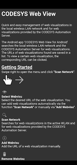 CODESYS Web View Screenshot 1