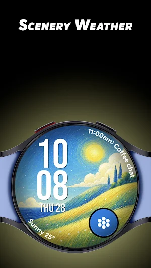 Scenery Weather - Watch face Screenshot 0