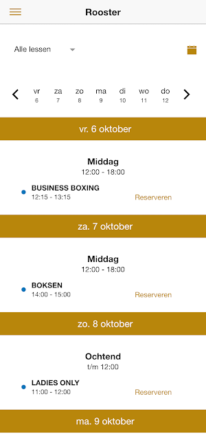 Boksschool Houwaart Screenshot 2