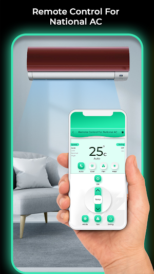 Remote Control For National AC Screenshot 1