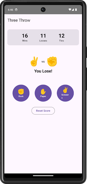 Three Throw Screenshot 1