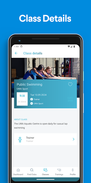 UWA Sport Screenshot 2