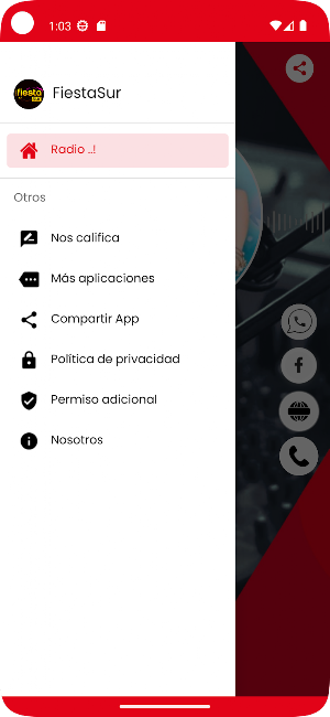 Radio FiestaSur Screenshot 2
