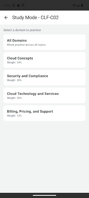 CloudCert: AWS Exam Prep Screenshot 1