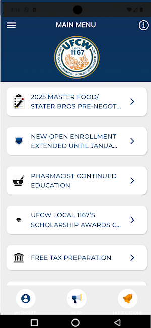 UFCW 1167 Screenshot 2