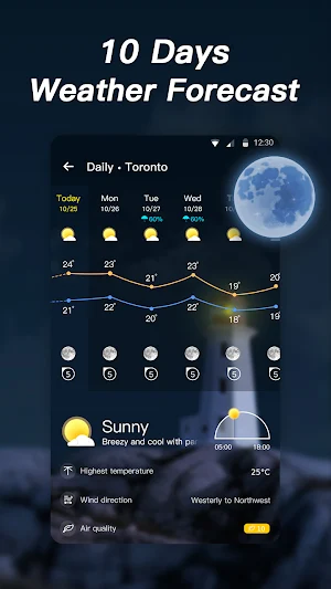 Weather Forecast, Accurate & Radar - Bit Weather Screenshot 2