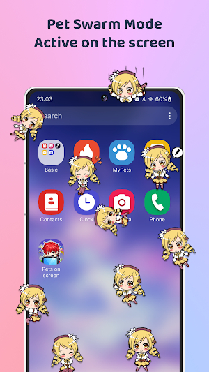 Anime Shimeji Pets On Screen Screenshot 3
