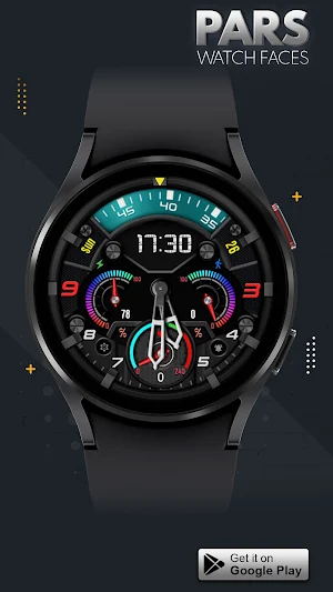 Pars Troya Hybrid Watch Face Screenshot 2