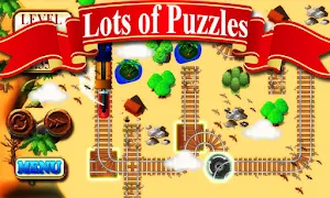 Rail Track Maze : Train Driving Puzzle Games Screenshot 1