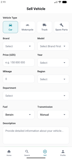 AvtoUzbek – Used Cars Screenshot 2