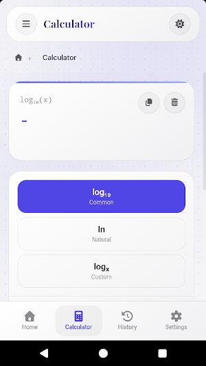 Logarithm Calculator Screenshot 2