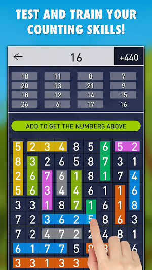 Hidden Numbers Math Game Screenshot 0