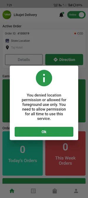 Likajet Driver Screenshot 0
