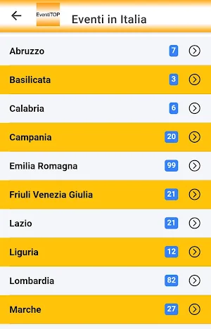 Eventi TOP Screenshot 1