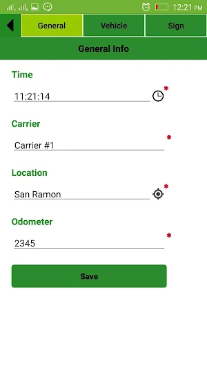 MaTrack DVIR Screenshot 2
