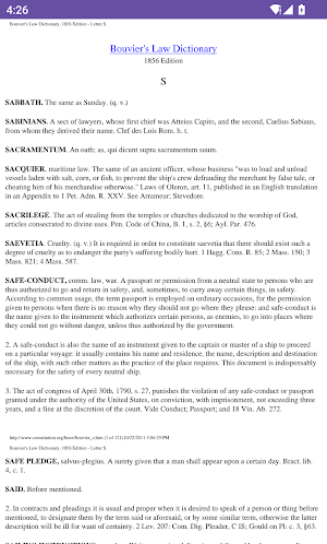 Bouvier Law Dictionary Offline Screenshot 1