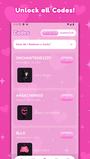 DTI Guide: Codes, Themes, News Screenshot 2