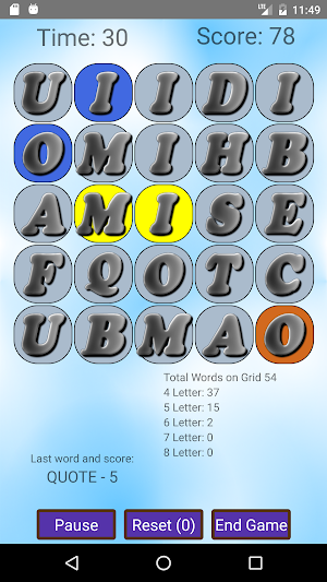 Wordplexity Screenshot 2