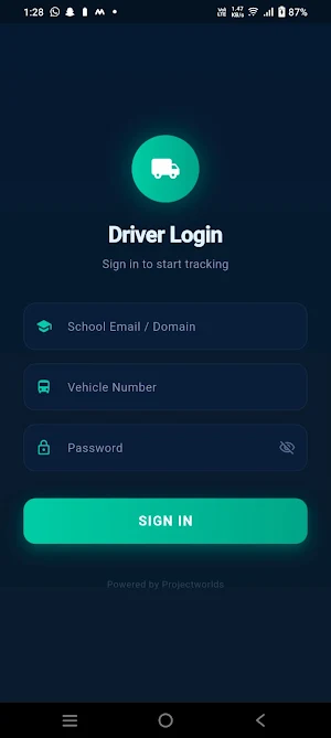 PDSSS Driver App Screenshot 0