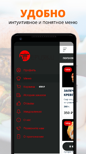 Служба доставки «Терияки» Screenshot 1