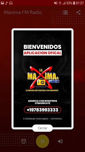 Máxima FM Radio Screenshot 2