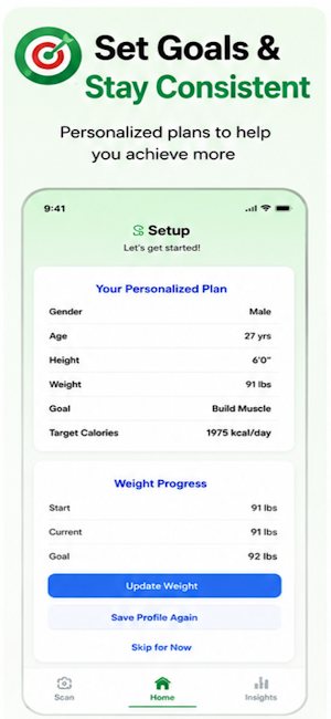 Cal AI - Food Calorie Tracker Screenshot 3