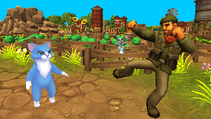 Cat Kungfu Fight Pet Simulator Screenshot 1