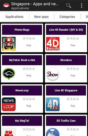 Singaporean apps and games Screenshot 0