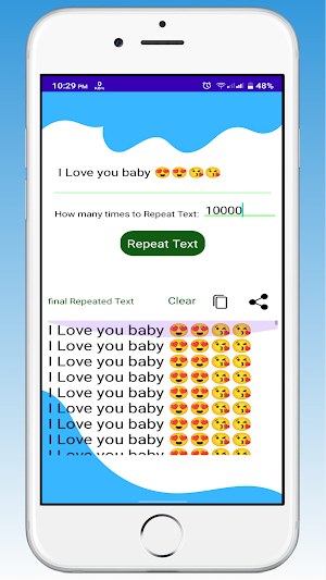 Text Repeater: Repeat Text 15K Screenshot 0