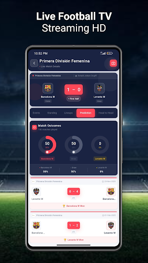 Live Football TV Streaming HD Screenshot 3