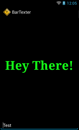 BarTexter Screenshot 0
