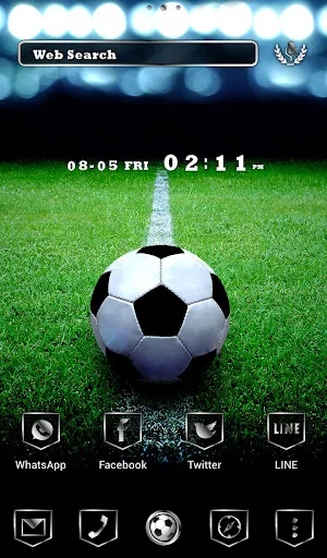 Soccer Field Theme +HOME Screenshot 0