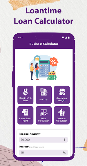 Loantime - EMI Loan Calculator Screenshot 2