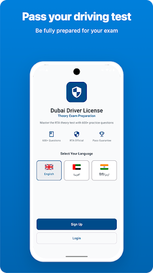 Dubai Driver Theory Screenshot 0