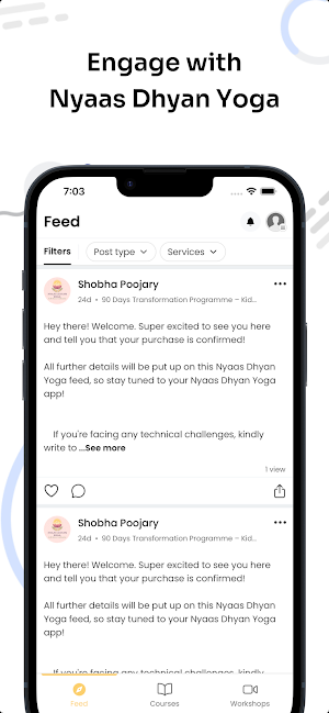 Nyaas Dhyan Yoga Screenshot 1