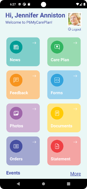 Leecare P6MyCarePlan Screenshot 1
