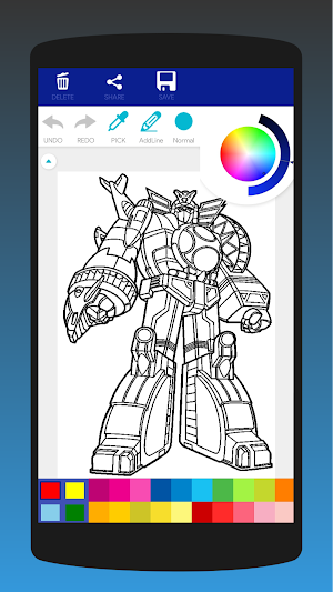 Mega Robot Coloring Book Screenshot 0