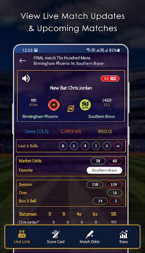 Crick Ten: Fast Live Line App Screenshot 2