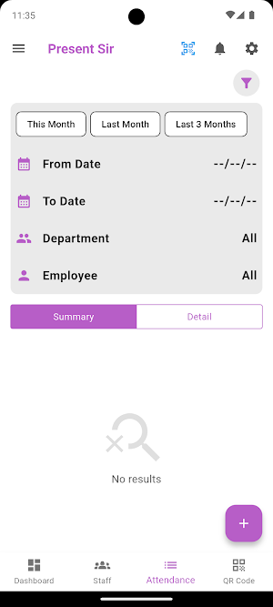 PresentSir: Staff Attend App Screenshot 2
